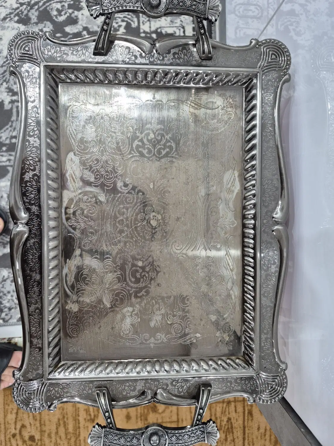 سینی|ظروف سرو و پذیرایی|ساوه, |دیوار