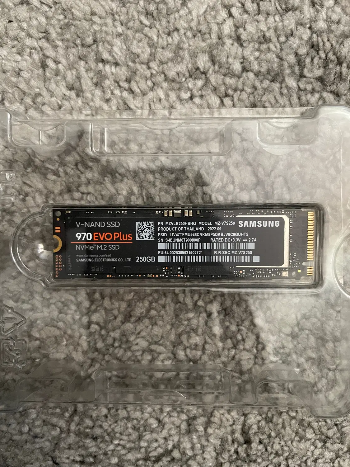 Ssd samsung 250gb|قطعات و لوازم جانبی رایانه|مشهد, شریف|دیوار