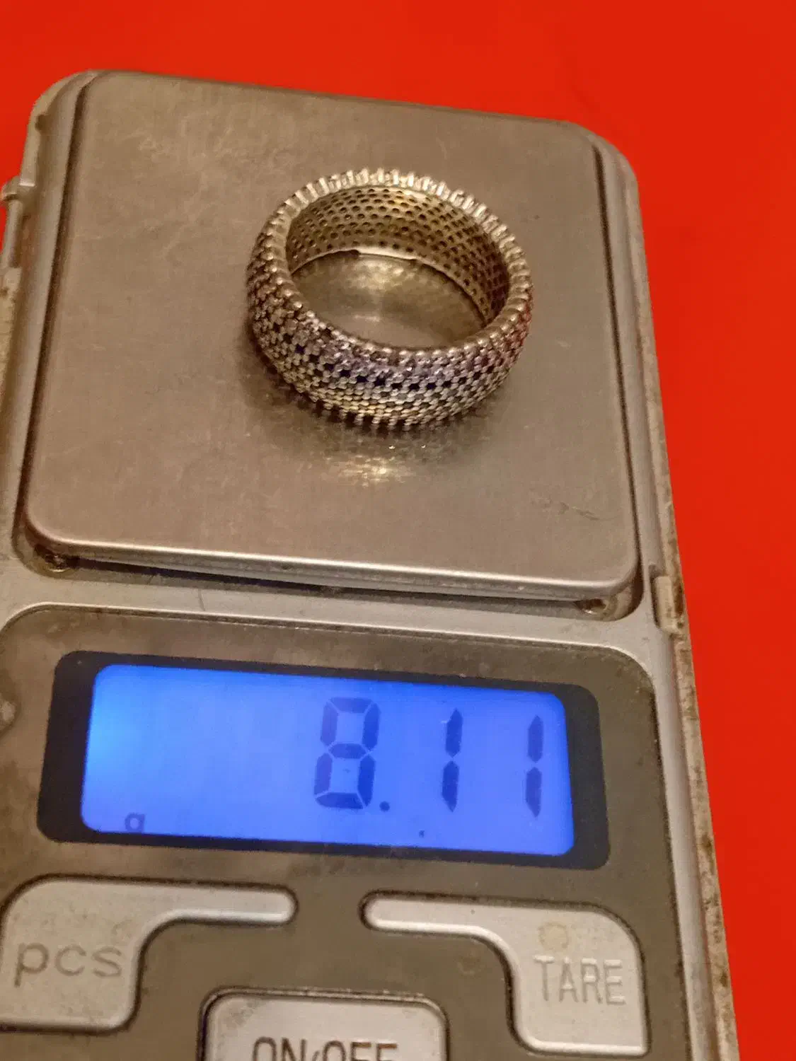 حلقه نقره تمام جواهر قدیمی|جواهرات|تهران, قناتکوثر|دیوار