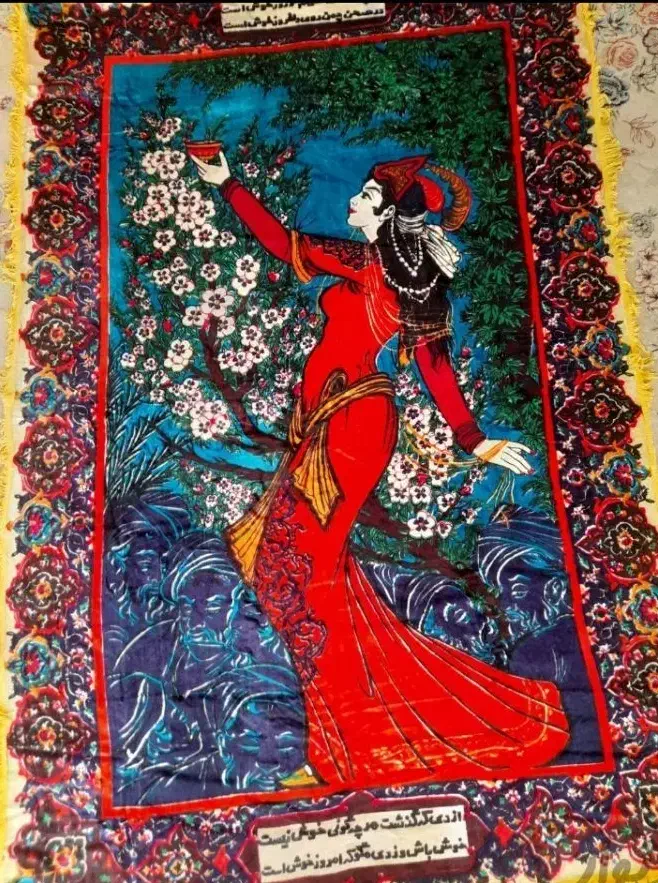 تابلو|تابلو فرش|تربت جام, شهرک آزادگان|دیوار