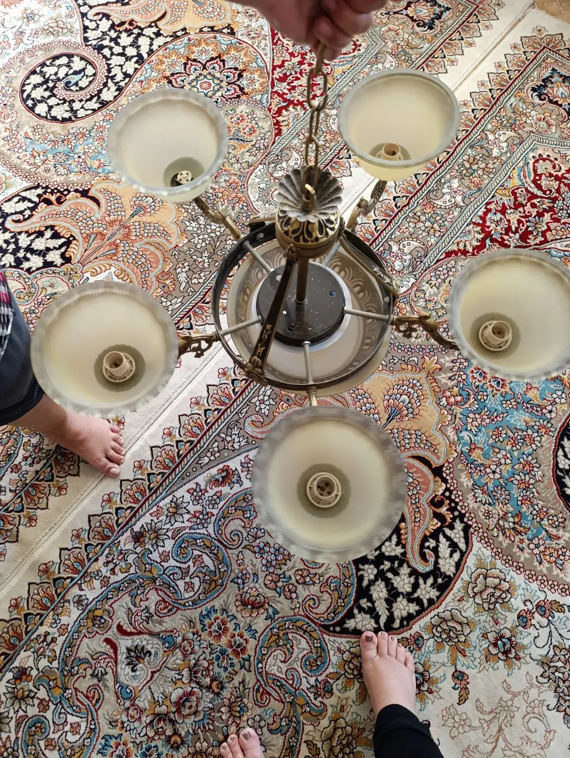 لوستر|لوستر و چراغ آویز|نیشابور, شهرک جانبازان|دیوار