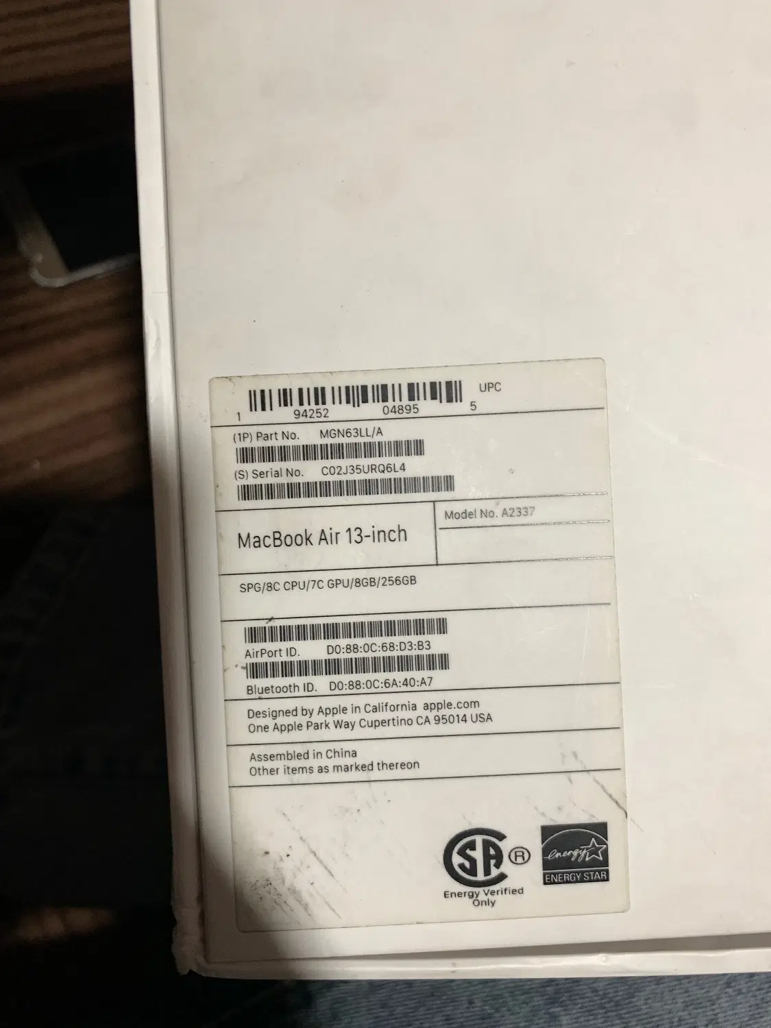 macbook air (m1)|رایانه همراه|میانه, |دیوار