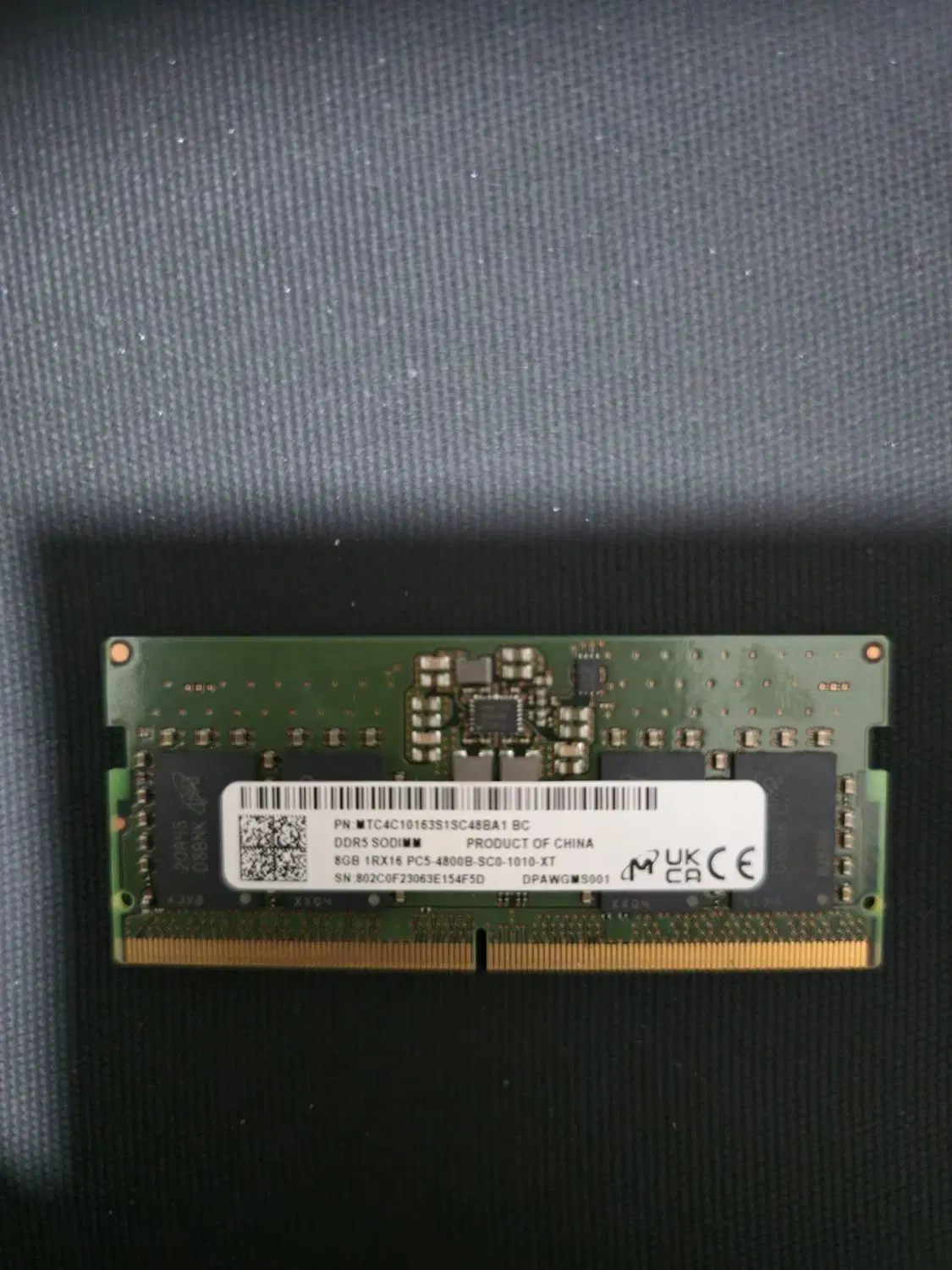 Ram 8GB DDR5 4800 Micron|قطعات و لوازم جانبی رایانه|تهران, کاشانک|دیوار