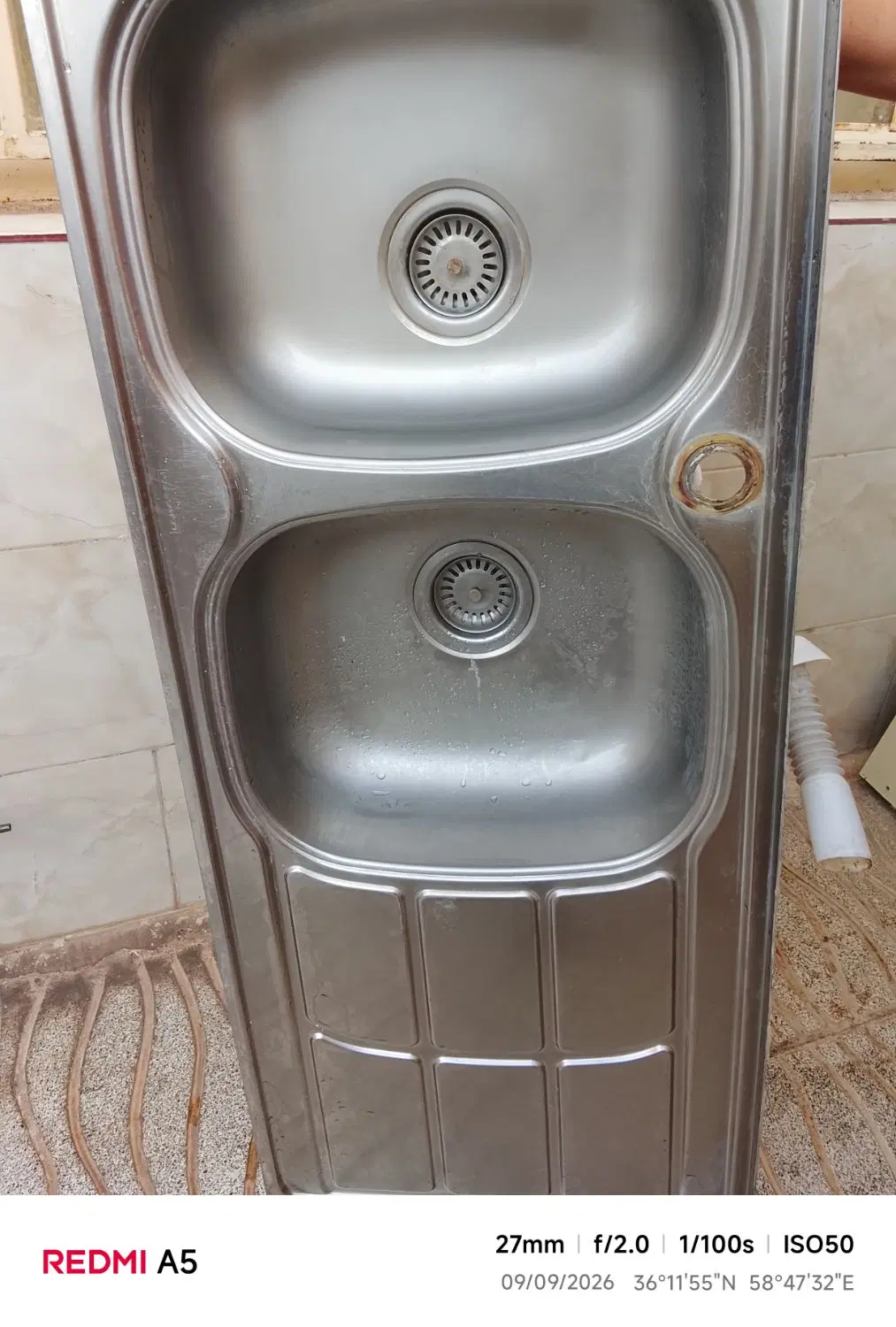 سینک|آبچکان و نظمدهنده ظروف|نیشابور, فردوسی جنوبی|دیوار