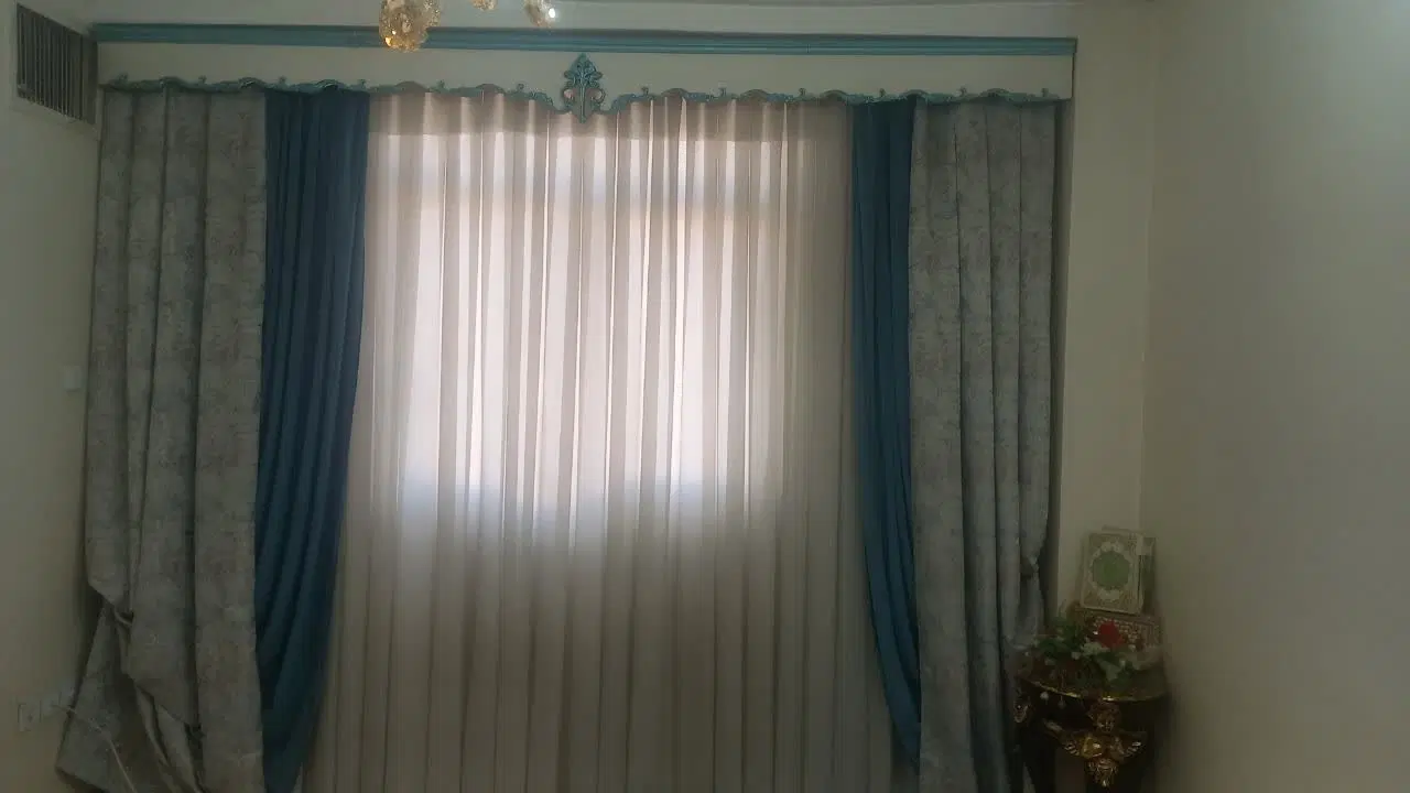 پرده|پرده، رانر، رومیزی|تهران, شهرک نظامی|دیوار