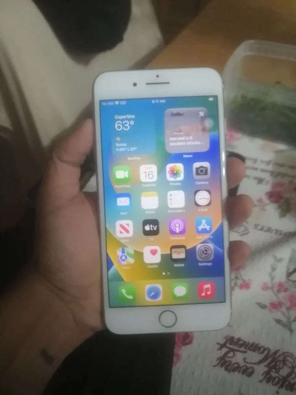 آیفون 8plus|موبایل|رشت, استقامت ۱|دیوار