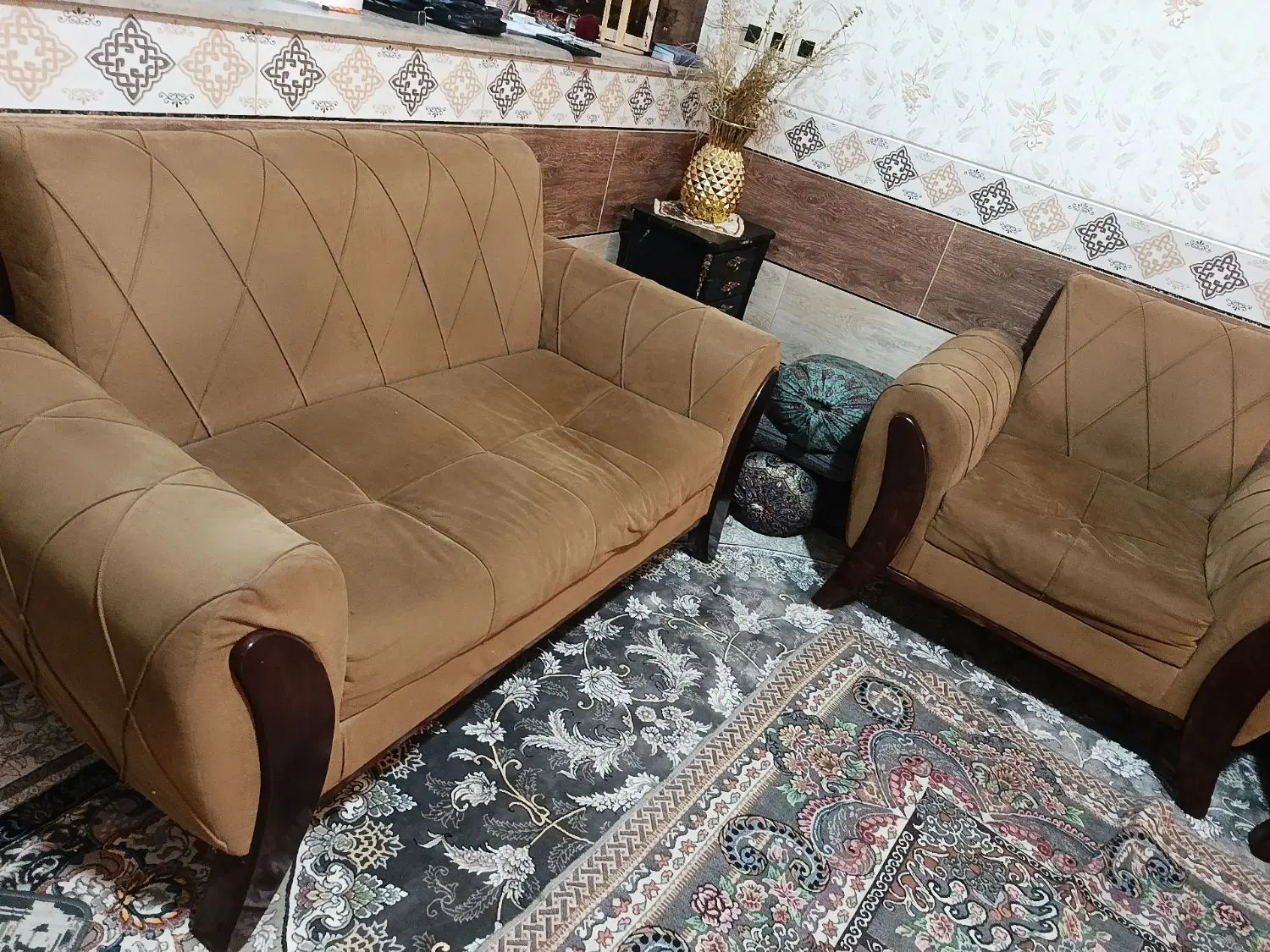 مـبل|مبلمان خانگی و میز عسلی|رفسنجان, |دیوار