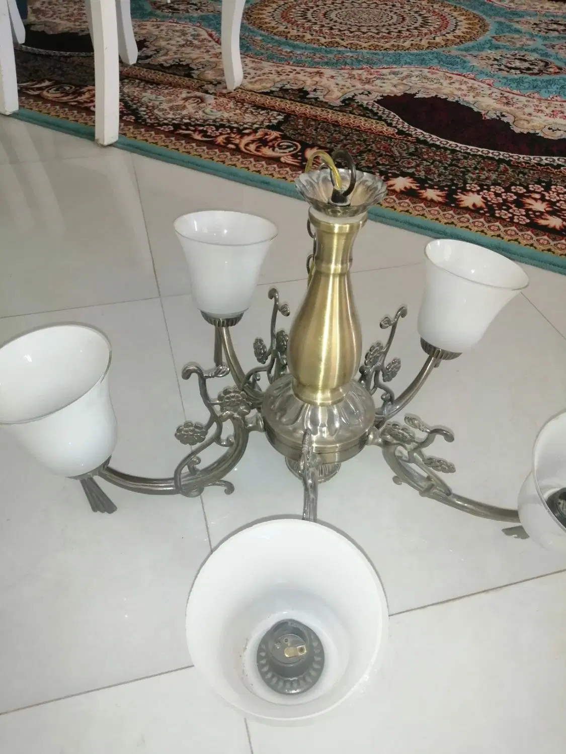 لوستر|لوستر و چراغ آویز|نیشابور, گمنام غربی|دیوار