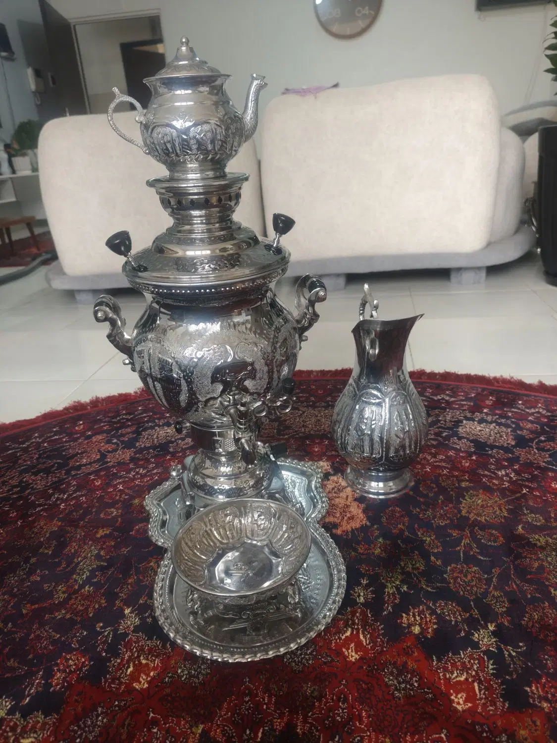 سماور|سماور، چایساز، قهوهساز|قیامدشت - خاورشهر, |دیوار