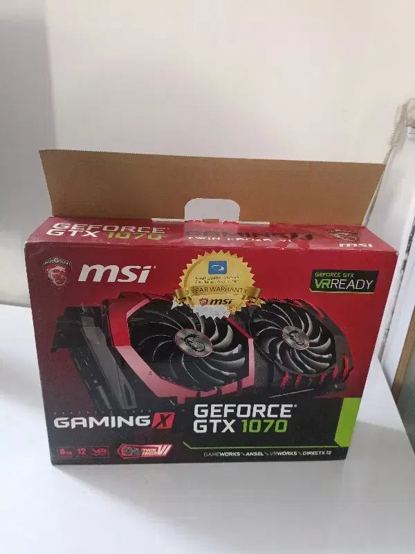 gtx 1070 MSI gaming x 8gb|قطعات و لوازم جانبی رایانه|مشهد, شهید شهریاری|دیوار