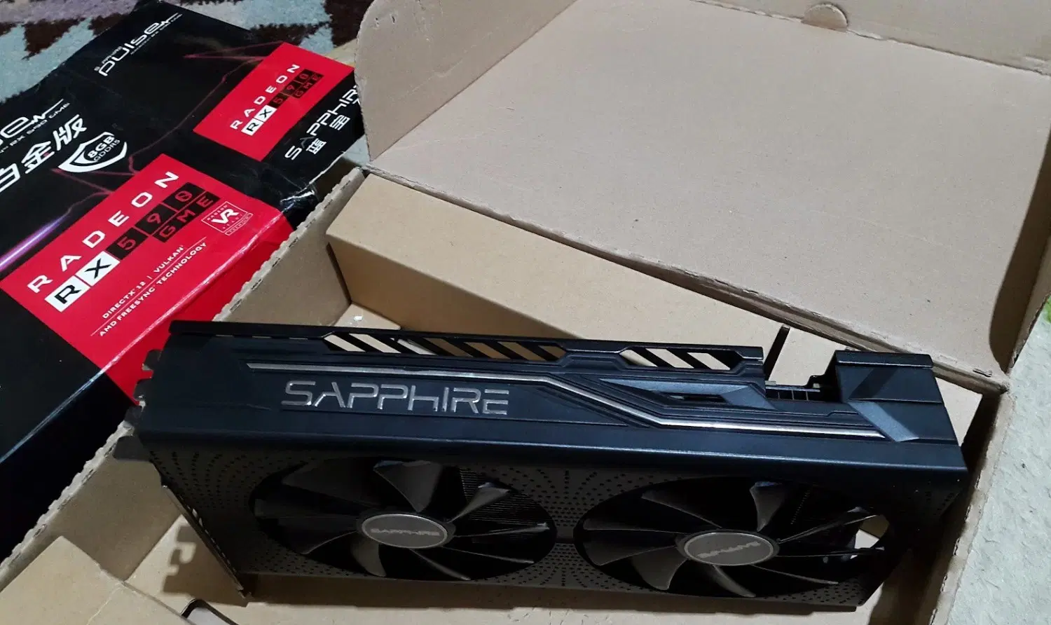 AMD RADEON RX590 GME 8GB|قطعات و لوازم جانبی رایانه|بندر ماهشهر, |دیوار