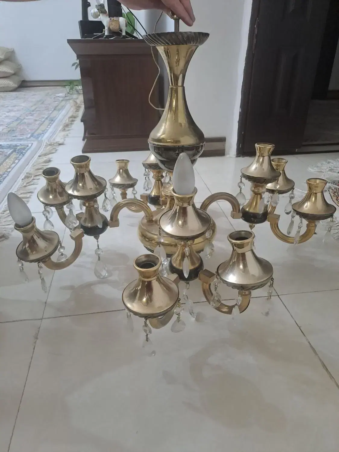 لوستر|لوستر و چراغ آویز|سنندج, |دیوار