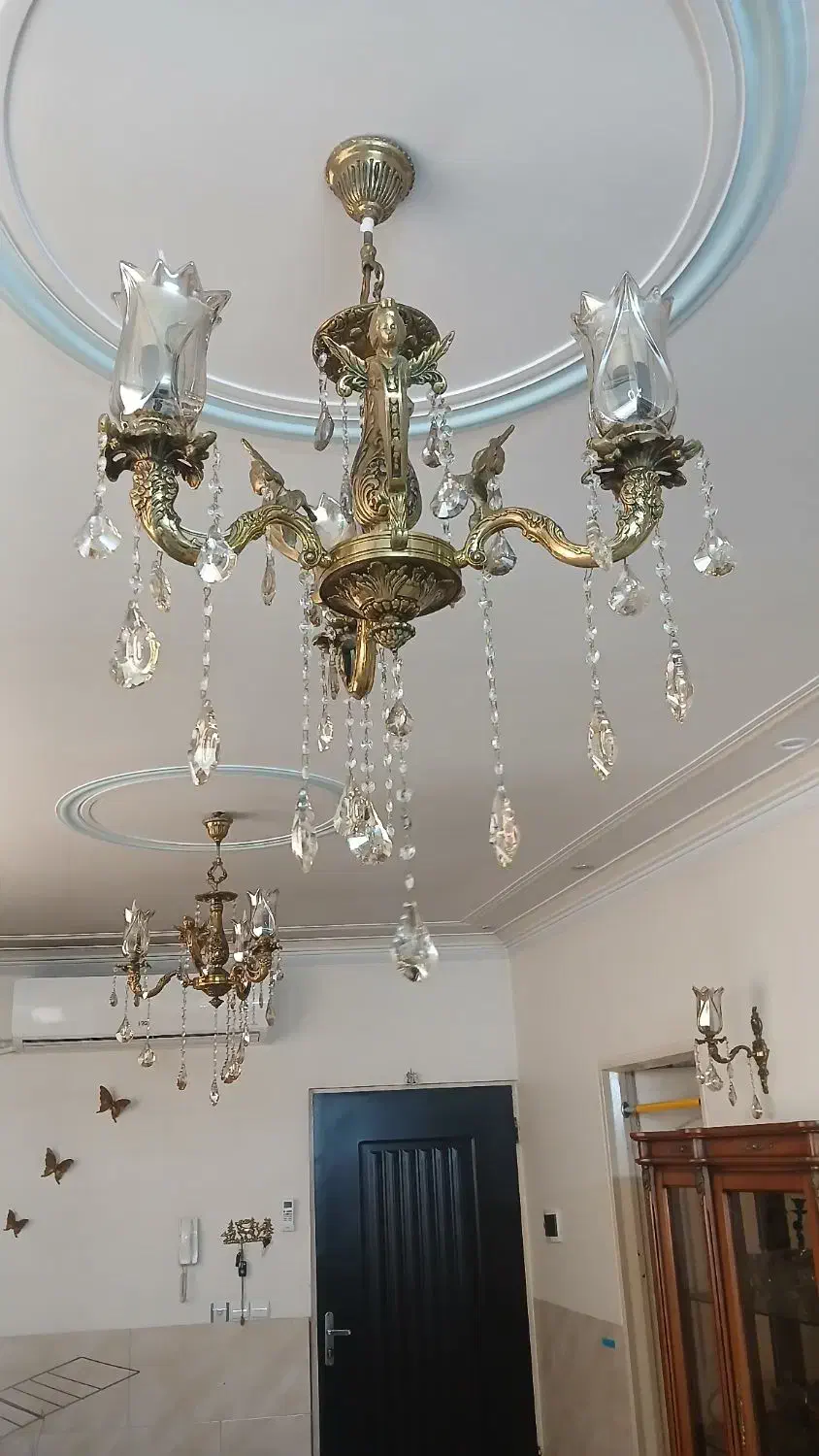 لوستر|لوستر و چراغ آویز|تهران, زهتابی|دیوار