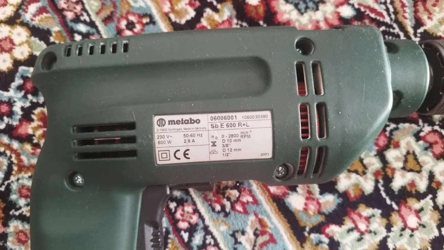 دریل Metabo sbe 600 rl|ابزارآلات|مشهد, طبرسی شمالی|دیوار