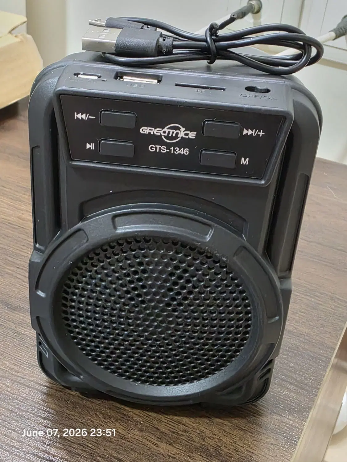اسپیکر GTS-1346|پخشکننده همراه|اصفهان, لیمجیر|دیوار