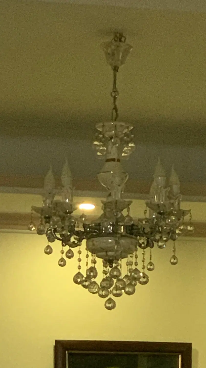 لوستر|لوستر و چراغ آویز|اندیشه, شهرک صدف|دیوار
