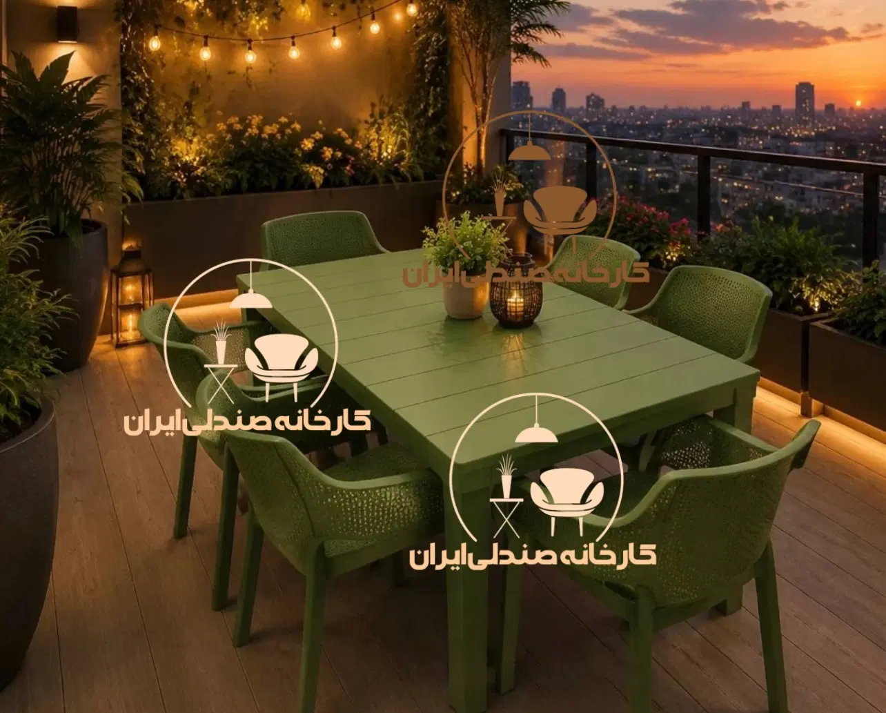 میز و صندلی پلاستیکی طرح روکافه نهارخوری غذاخوری|میز و صندلی غذاخوری|تهران, نازیآباد|دیوار