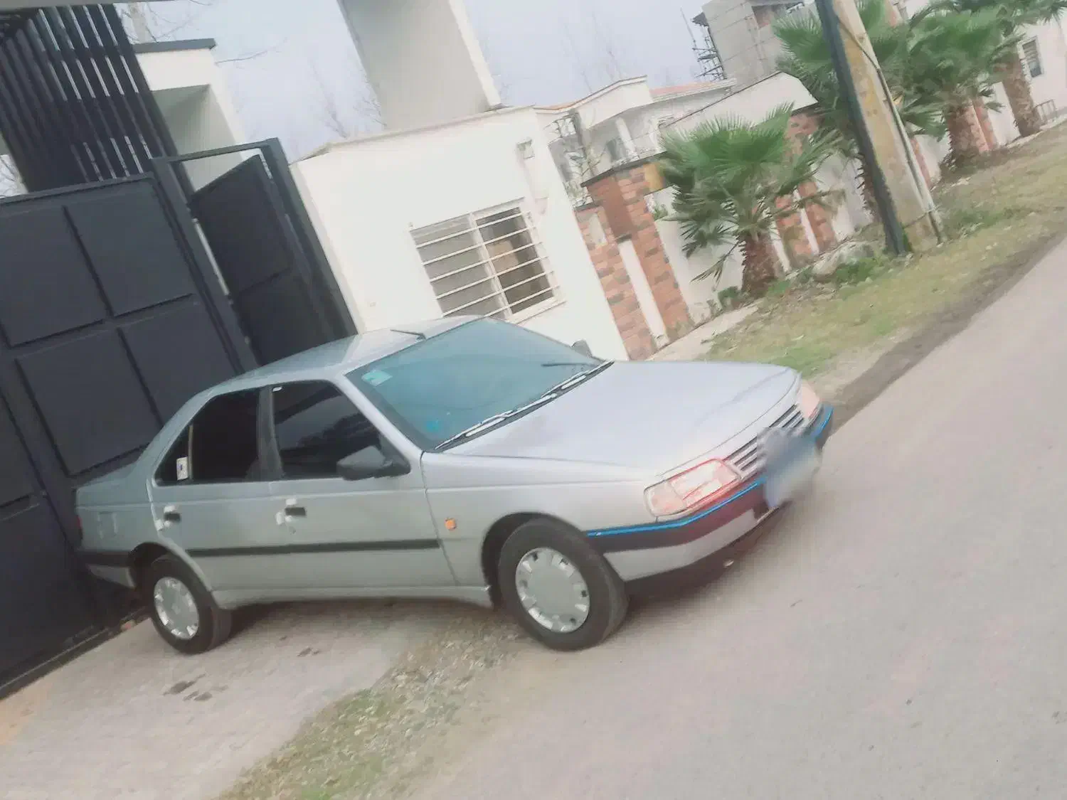 نقره ای|خودرو کلاسیک|نور, |دیوار