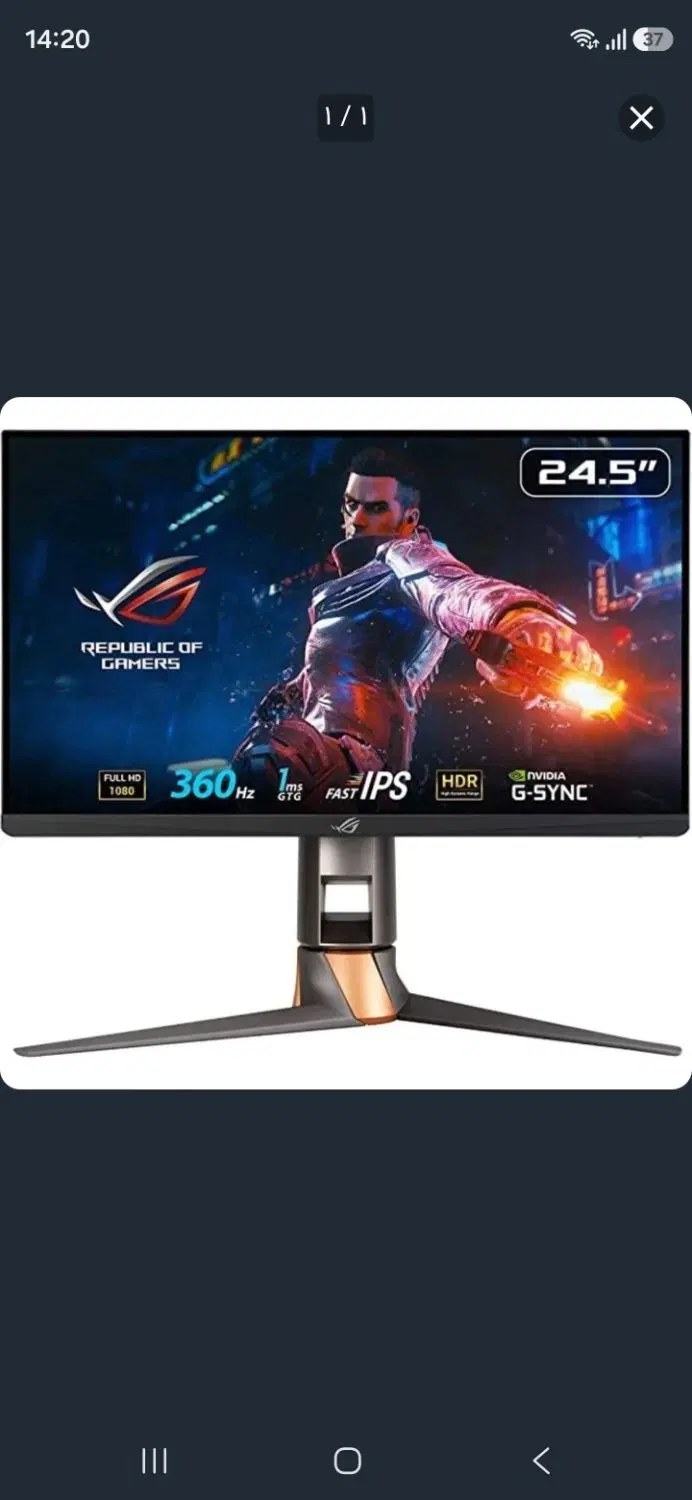 Asus 360 hz PG259QN|قطعات و لوازم جانبی رایانه|مشهد, سناباد|دیوار