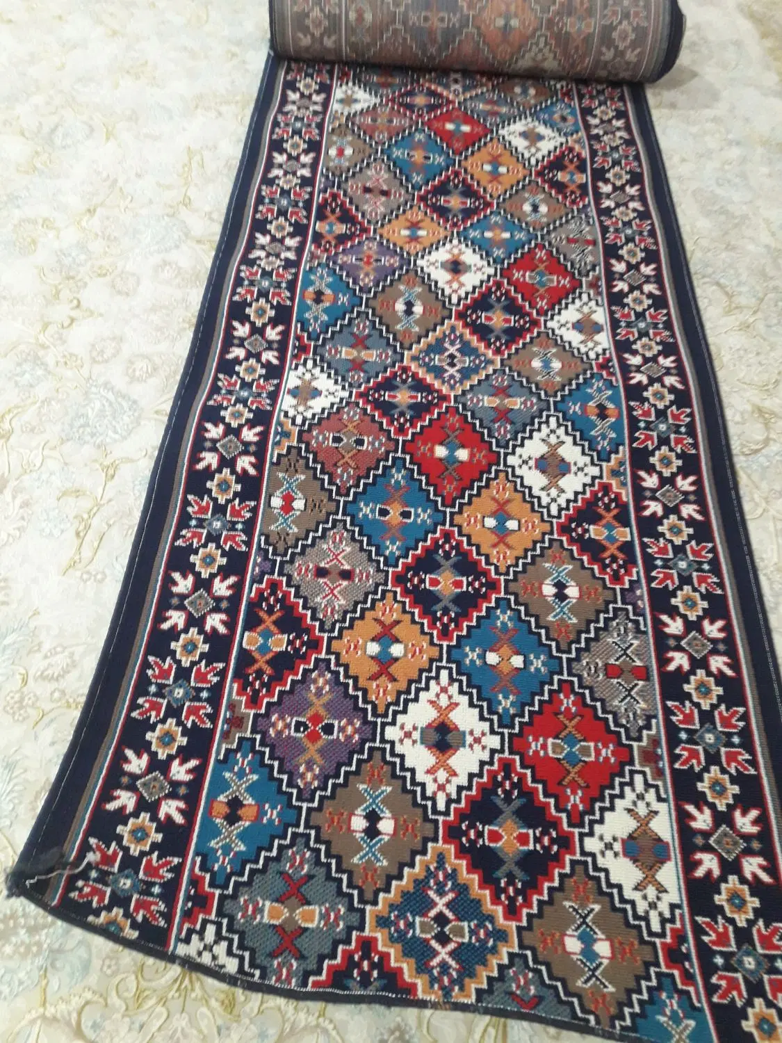 کناره|گلیم، جاجیم، گبه|دزفول, |دیوار