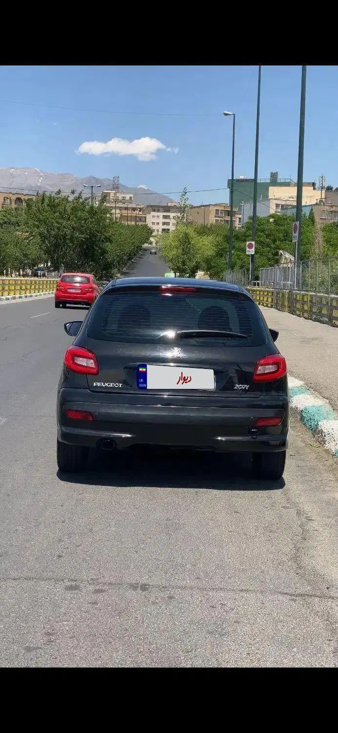 207 مشکی|خودرو سواری و وانت|تهران, مدائن|دیوار