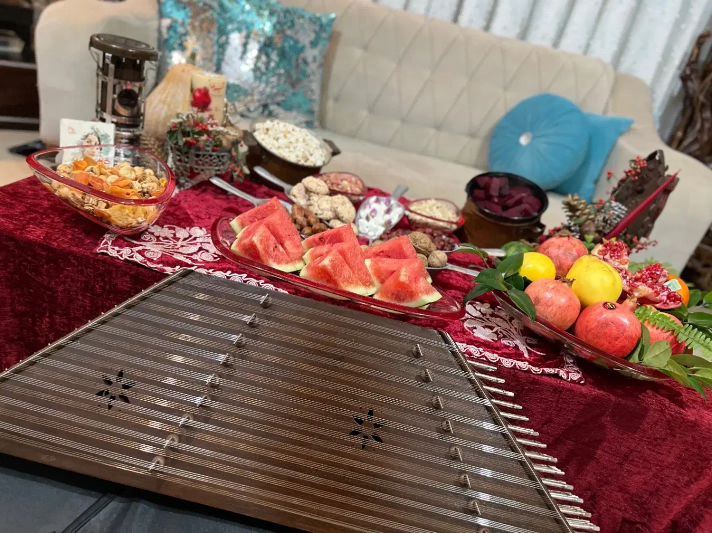 سنتور|سازهای سنتی|سلمان‌شهر, |دیوار