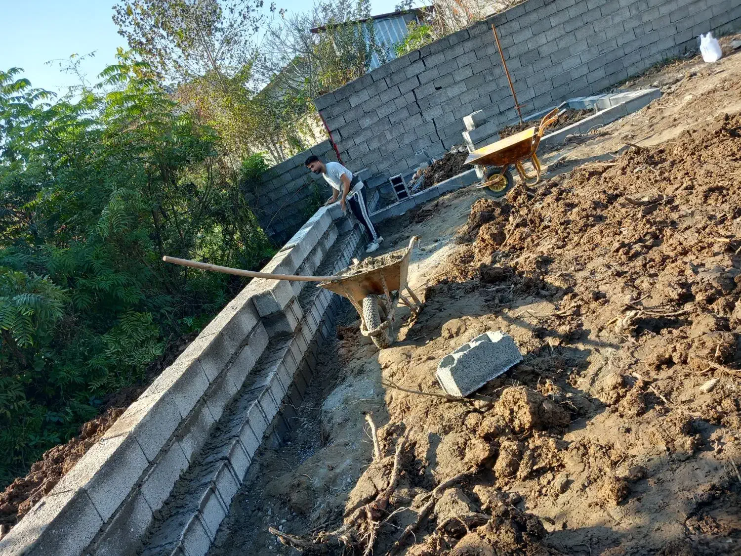 پیمانکاری|خدمات پیشه و مهارت|سنگر, |دیوار