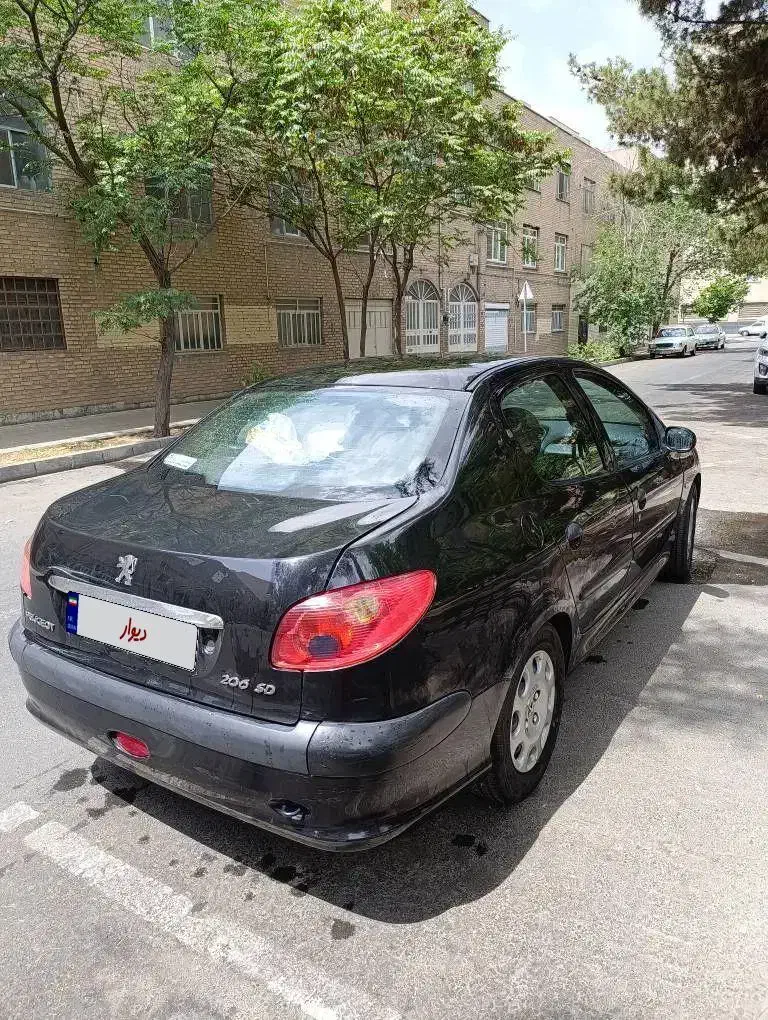 206 مدل 90 v8|خودرو سواری و وانت|چهاردانگه (تهران), |دیوار