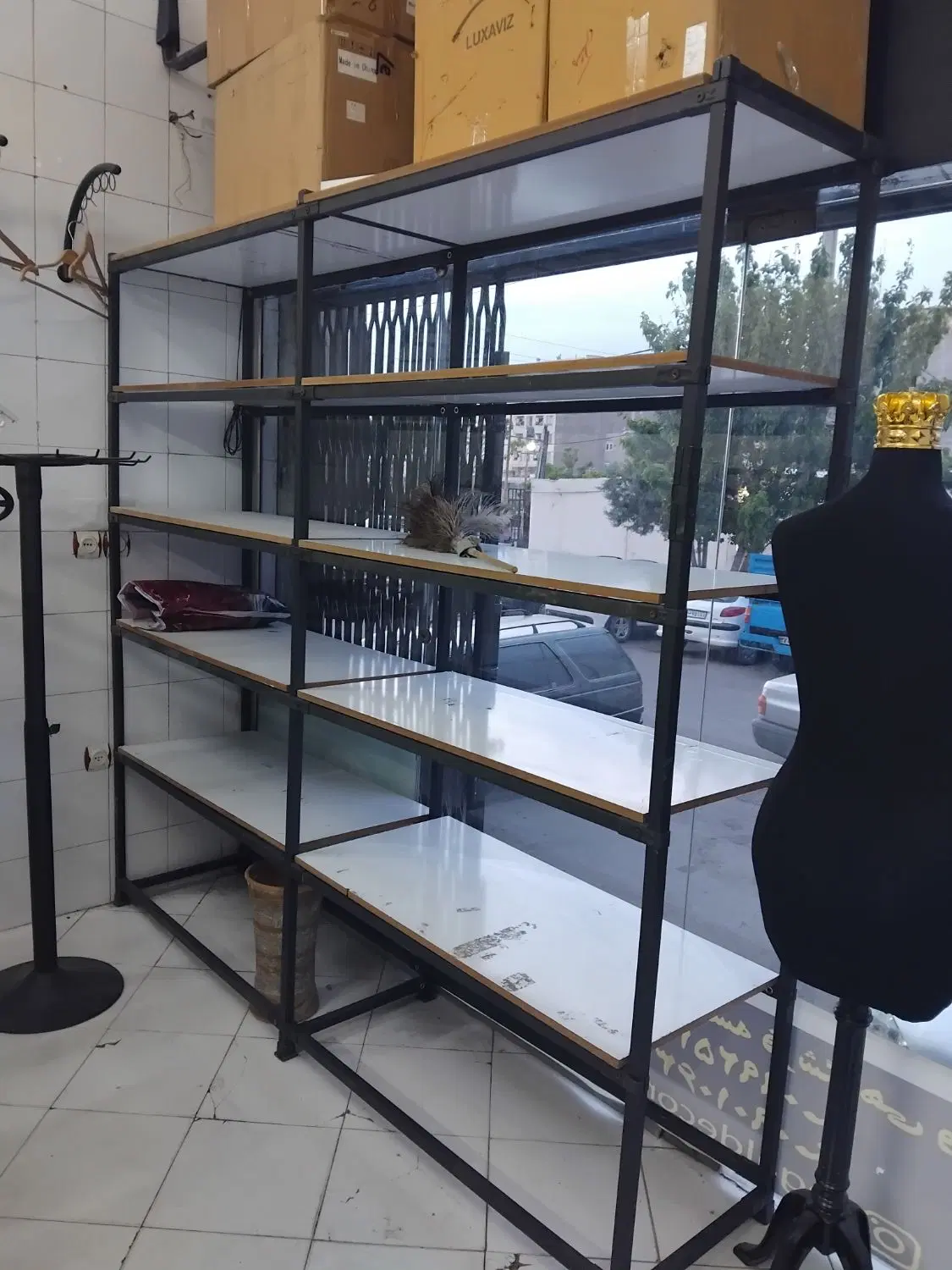 قفسه|کتابخانه، شلف، قفسه‌های دیواری|کرج, کرج نو|دیوار