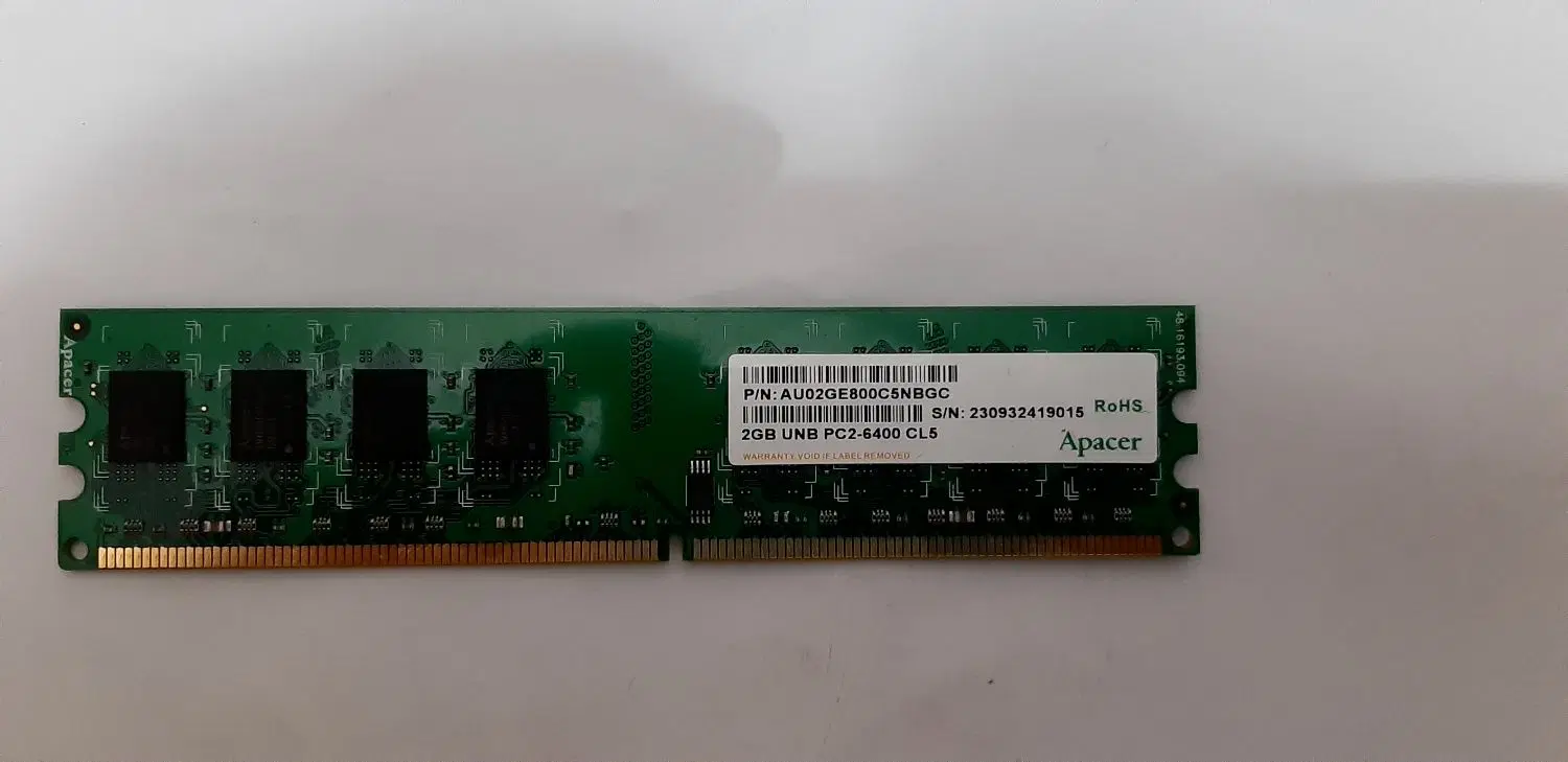 رم ۲گیگ DDR2|قطعات و لوازم جانبی رایانه|اردبیل, |دیوار