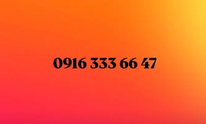 0916-333-66-47|سیم‌کارت|اهواز, کیانپارس |دیوار