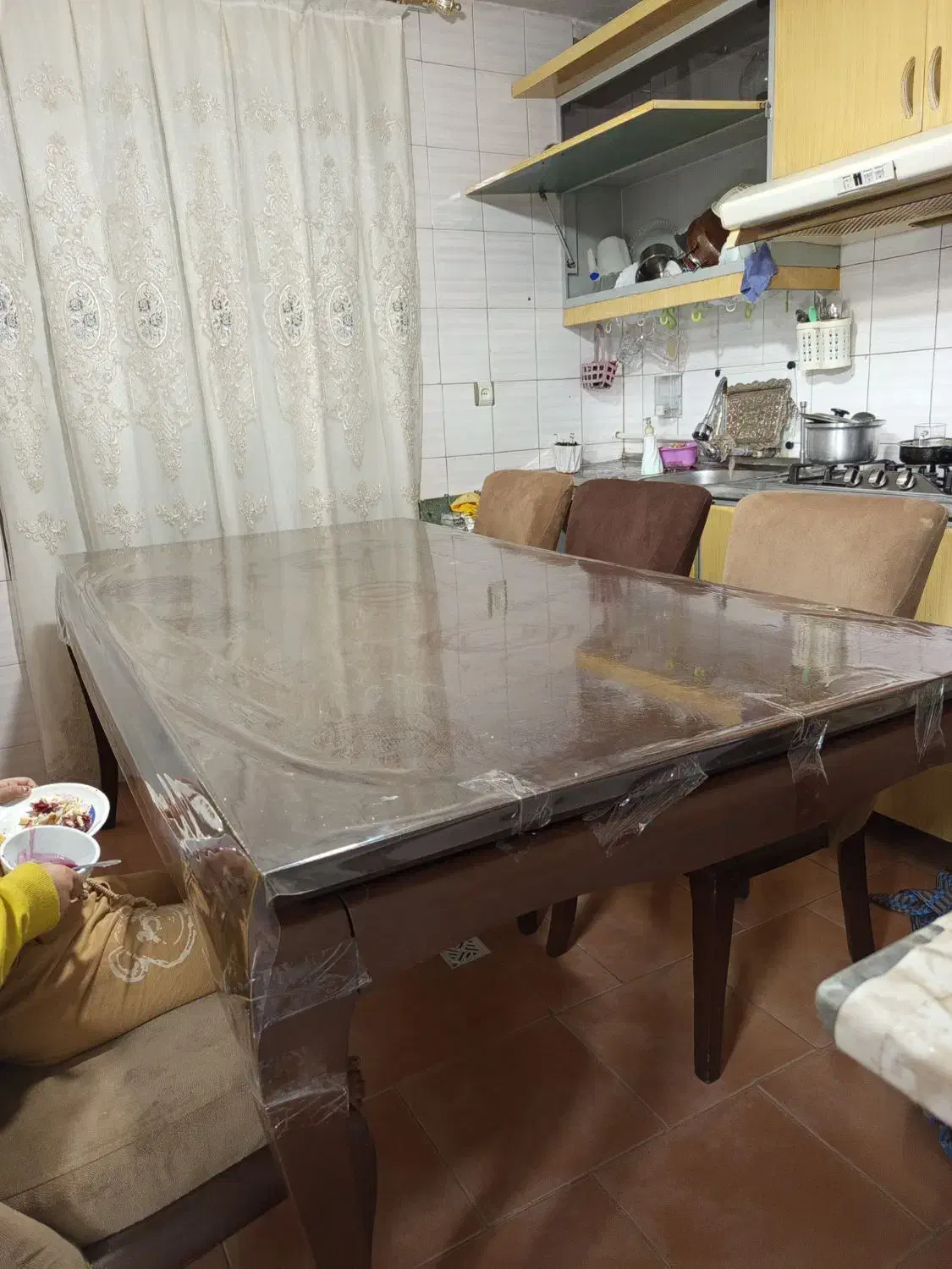 میز ۸ نفره|میز و صندلی غذاخوری|گرگان, |دیوار