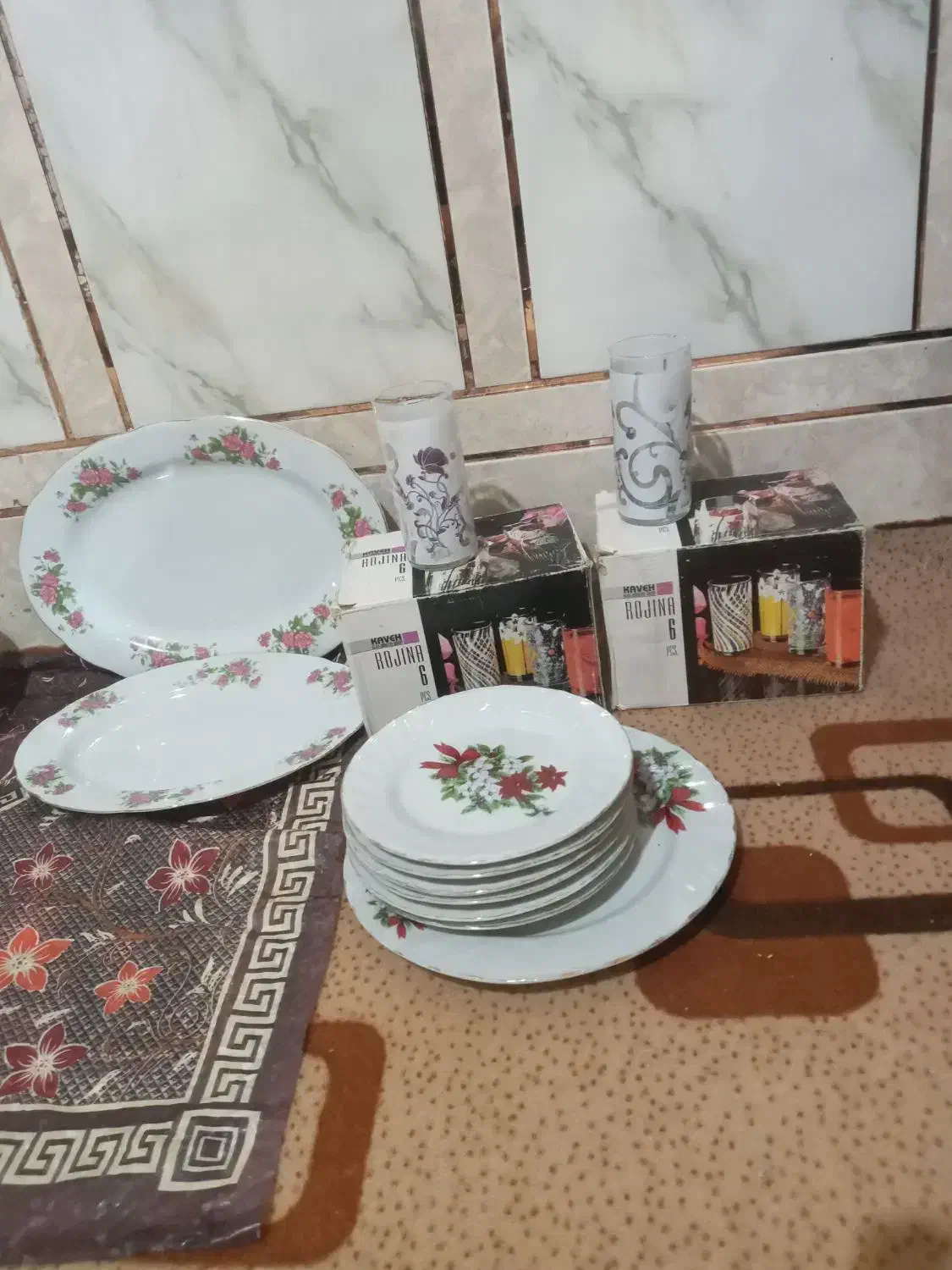 ظروف|ظروف سرو و پذیرایی|کارون, |دیوار