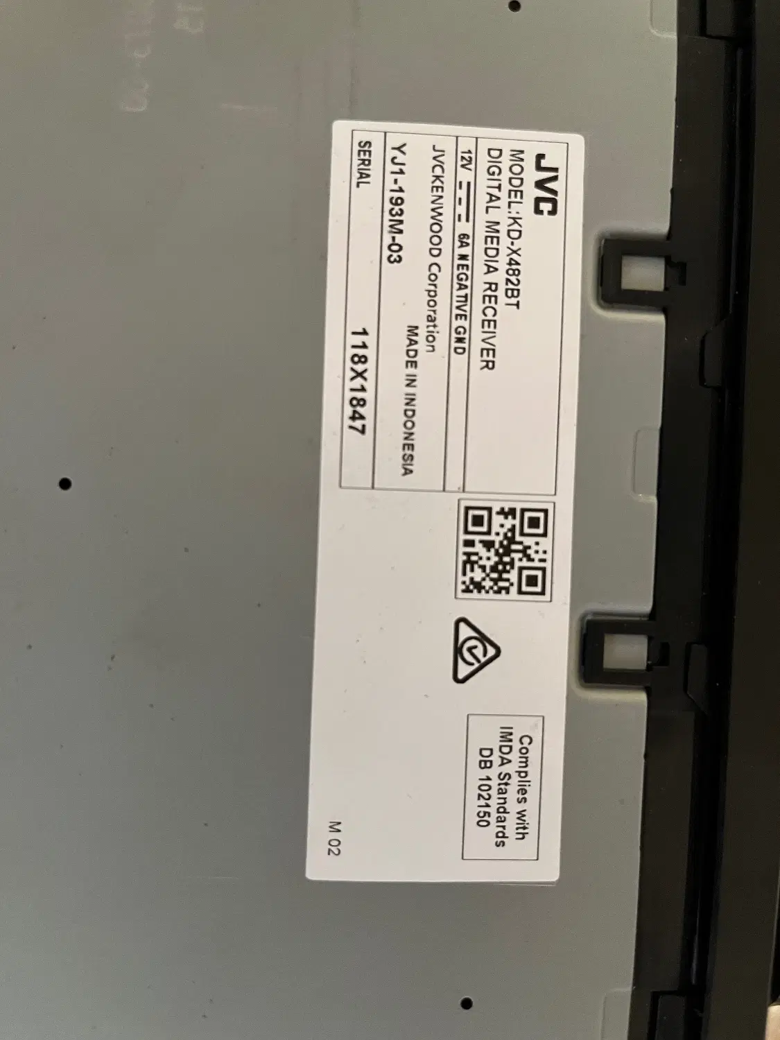 ظبط JVC X482BT|قطعات یدکی و لوازم جانبی|فولادشهر, B6|دیوار