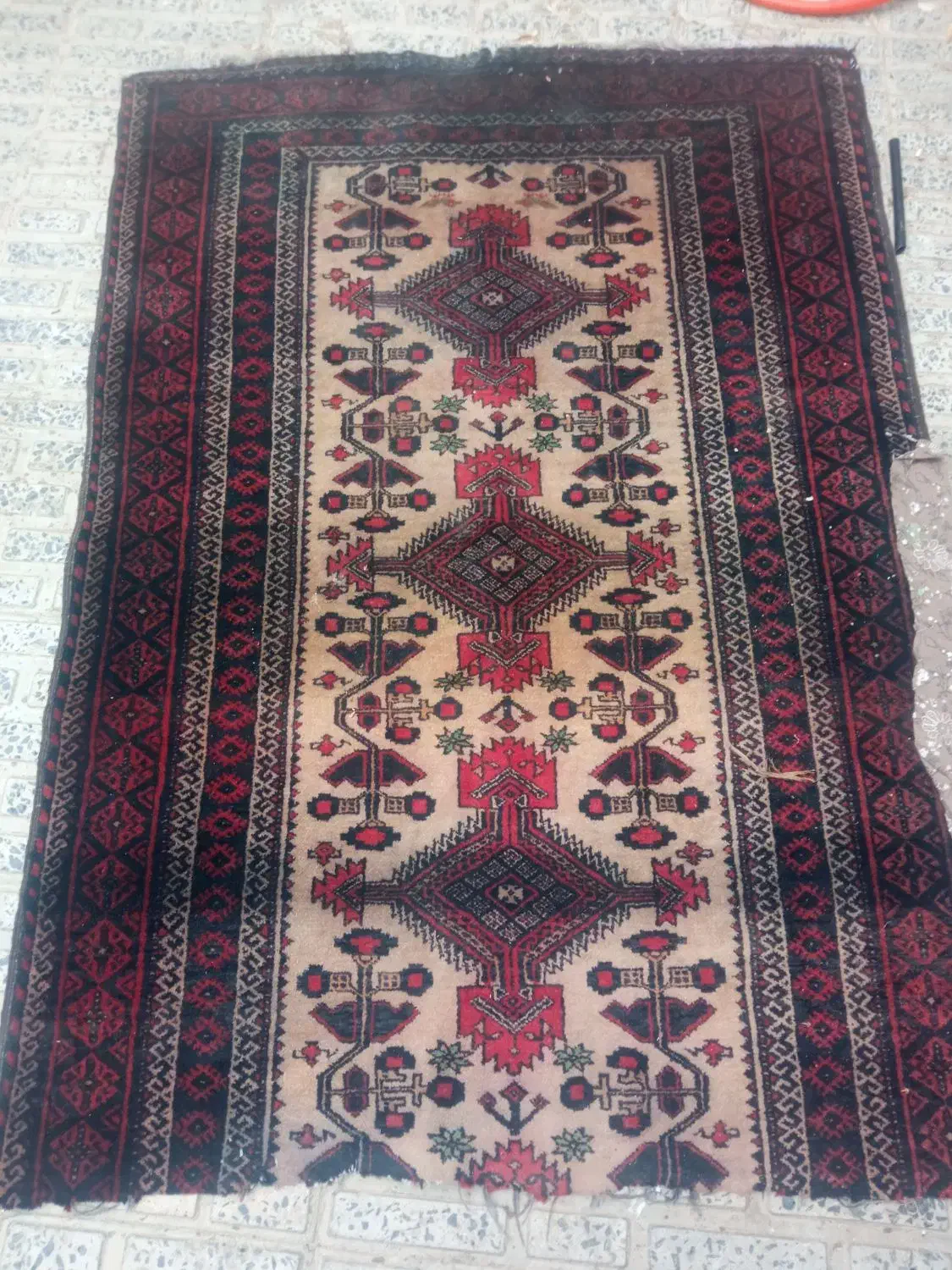 فرش قدیمی|فرش|ملایر, |دیوار