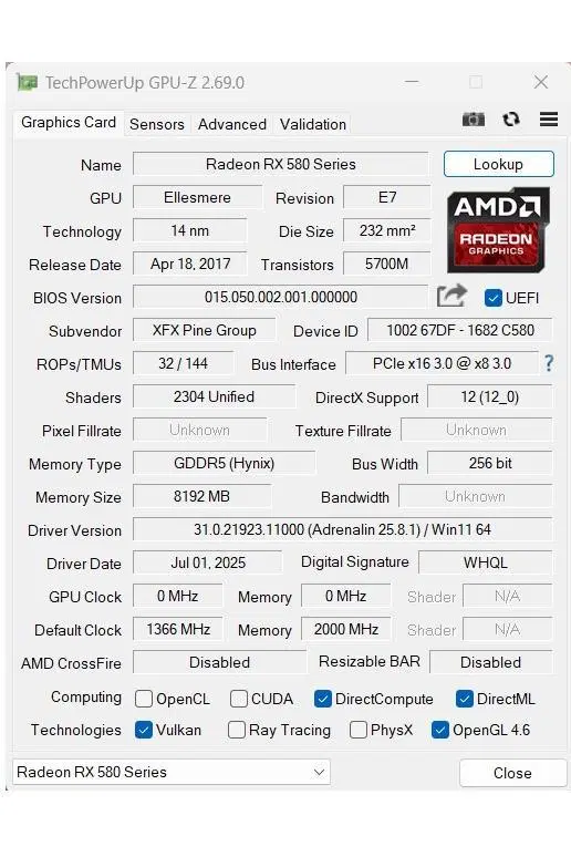 RX 580 8gig|قطعات و لوازم جانبی رایانه|تبریز, |دیوار