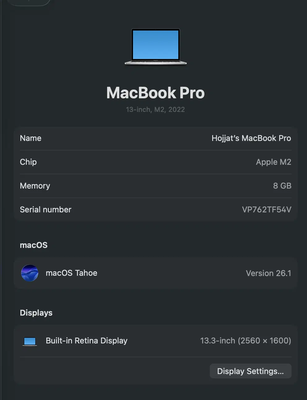 MacBook Pro M2 512GB SSD Battery 94 Cycle 154|رایانه همراه|تهران, چهارصد دستگاه|دیوار