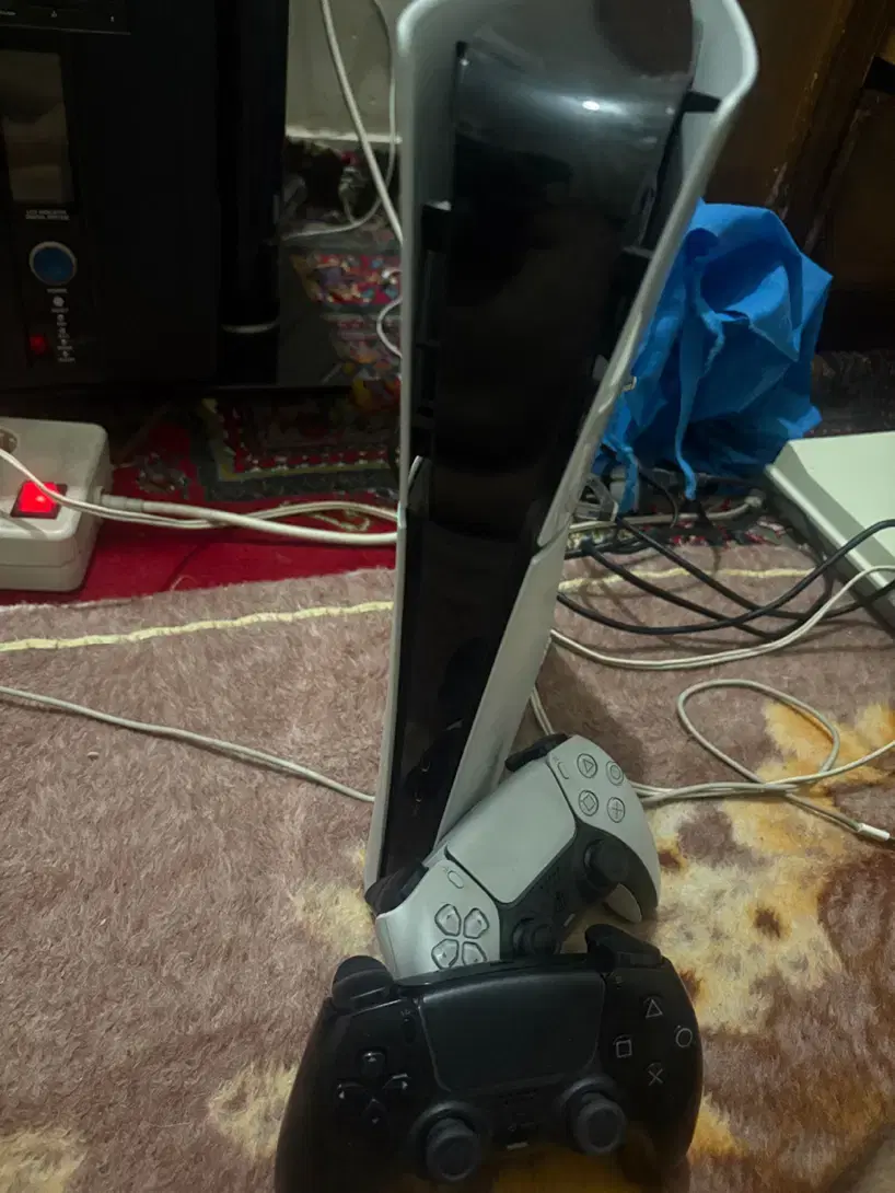 PS5 Slim 2دسته|کنسول، بازی ویدئویی و آنلاین|ملارد, |دیوار