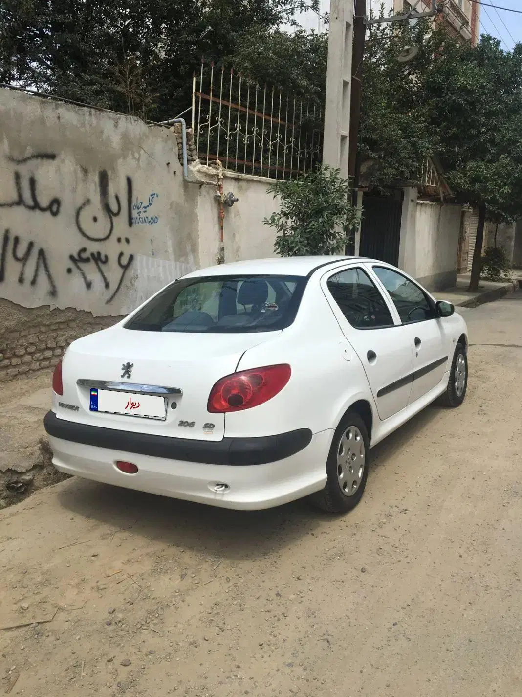 ۲۰۶|خودرو سواری و وانت|گرگان, |دیوار
