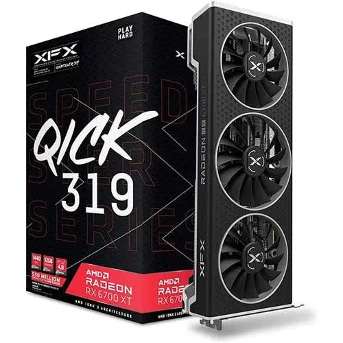 کارت گرافیک RX 6700 XT QICK XFX 12GB|قطعات و لوازم جانبی رایانه|تهران, سلسبیل شمالی|دیوار