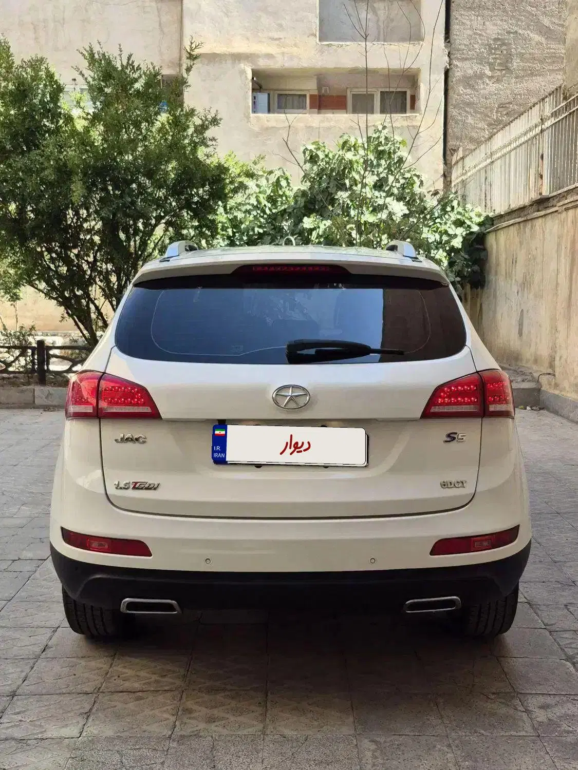 جک s5|خودرو سواری و وانت|اندیشه, اندیشه فاز ۱|دیوار
