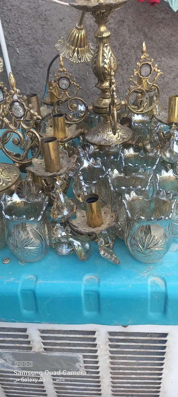 لوستر|لوستر و چراغ آویز|زنجان, |دیوار