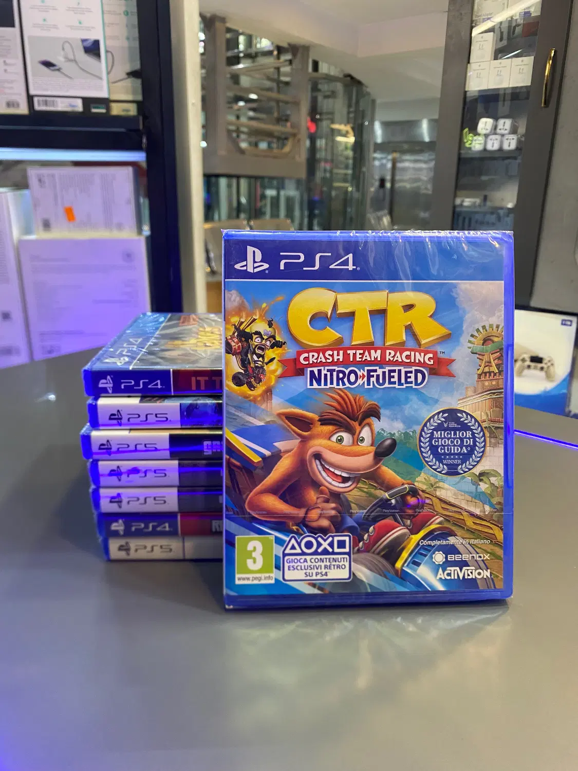دیسک آکبند crash ctr ps4|کنسول، بازی ویدئویی و آنلاین|تهران, جردن|دیوار