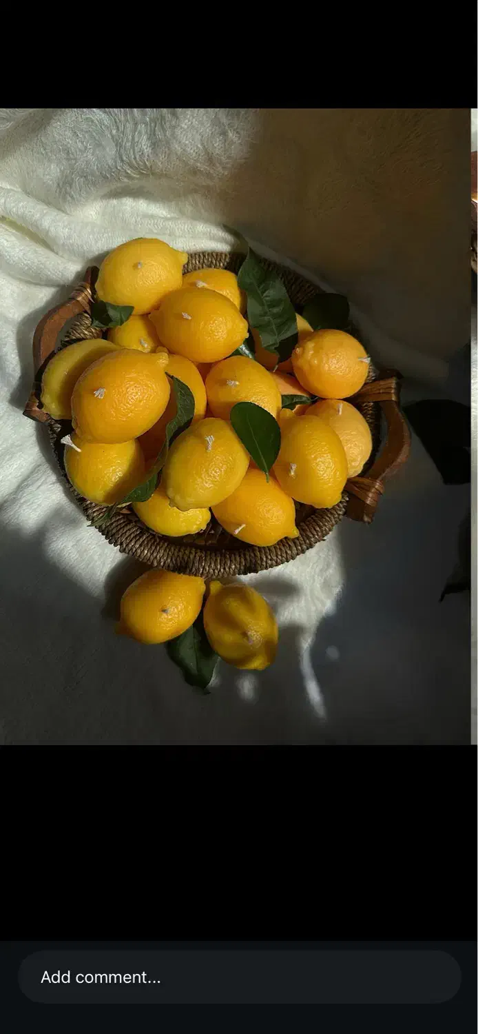 شمع لیمو|صنایع دستی و سایر لوازم تزئینی|قم, هنرستان|دیوار