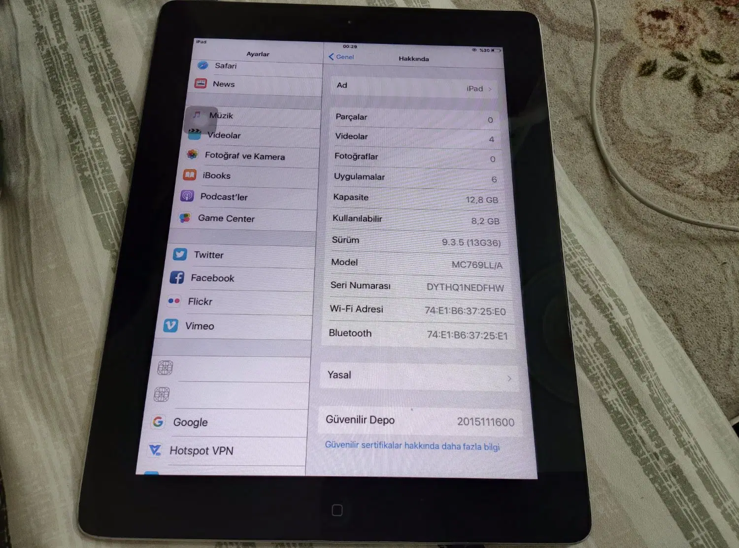 iPad 2 2011 آیپد 2|تبلت|اصفهان, قهجاورستان|دیوار