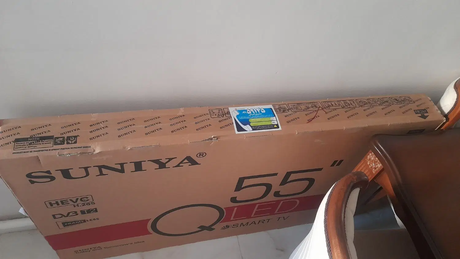 LED 55 suniya|تلویزیون و پروژکتور|اهر, |دیوار