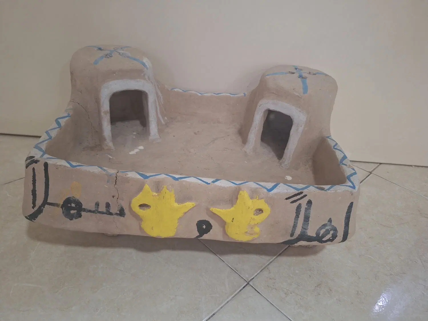 منقل گلی|صنایع دستی و سایر لوازم تزئینی|اهواز, گلستان|دیوار