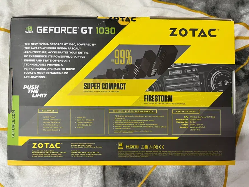 Zotac Geforce GT 1030 2G|قطعات و لوازم جانبی رایانه|شاهرود, |دیوار