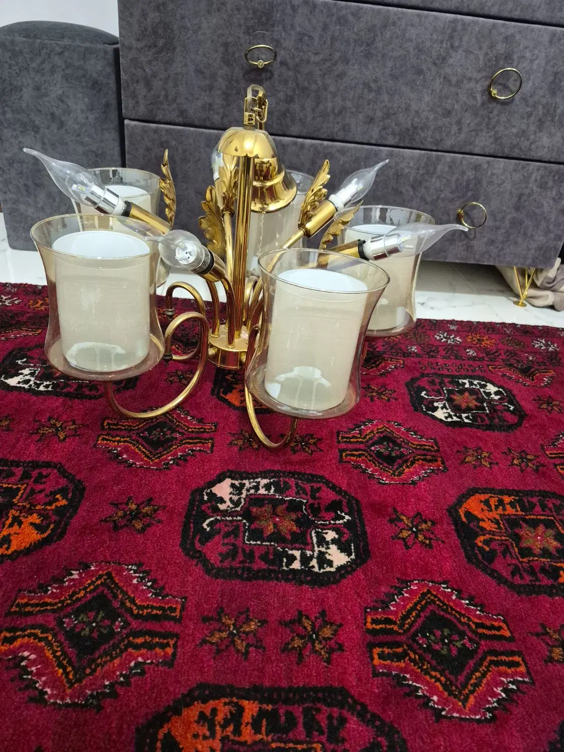 لوستر|لوستر و چراغ آویز|سمنان, |دیوار