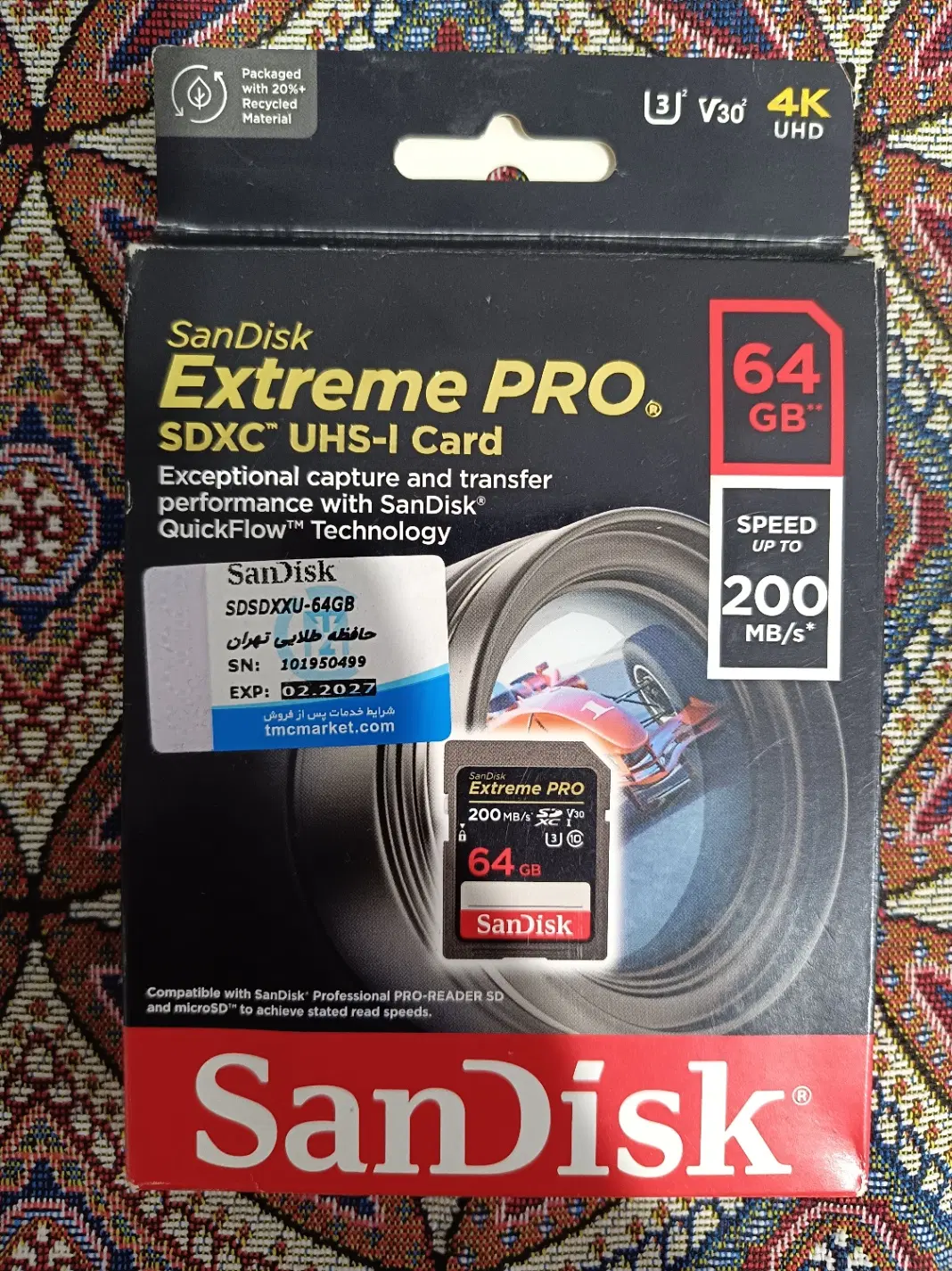 Sandisk Extreme Pro 64G|دوربین عکاسی و فیلمبرداری|آمل, |دیوار